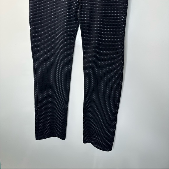 Betabrand Straight Leg Stretch Dress Pants Polka Dot Size Medium Long - Picture 4 of 9